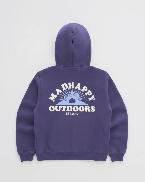 Cascade Madhappy Horizon Fleece Hoodie Back - Madhappy Sale