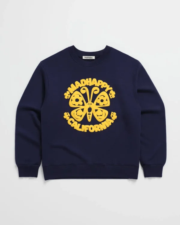 Eclipse Madhappy Mariposa Fleece Crewneck - Madhappy Sale