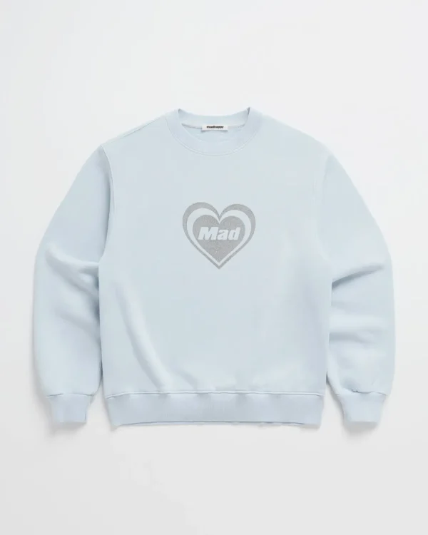Halogen Mad Always Happy Fleece Crewneck - Madhappy Sale