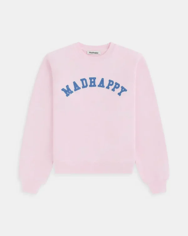 Meadowsweet Madhappy Collegiate Fleece Crewneck - Madhappy Sale