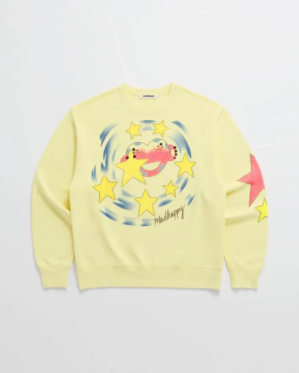 Mellow Madhappy Kyla Callista Hand Drawn Crewneck - Madhappy Sale