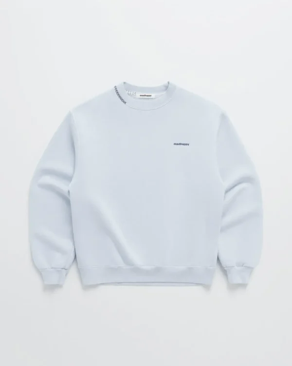 Slate Blue Madhappy Classics Fleece Crewneck - Madhappy Sale