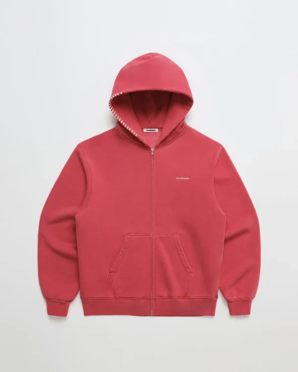 Vermillion Madhappy Classics Fleece Zip Up Hoodie - Madhappy Sale