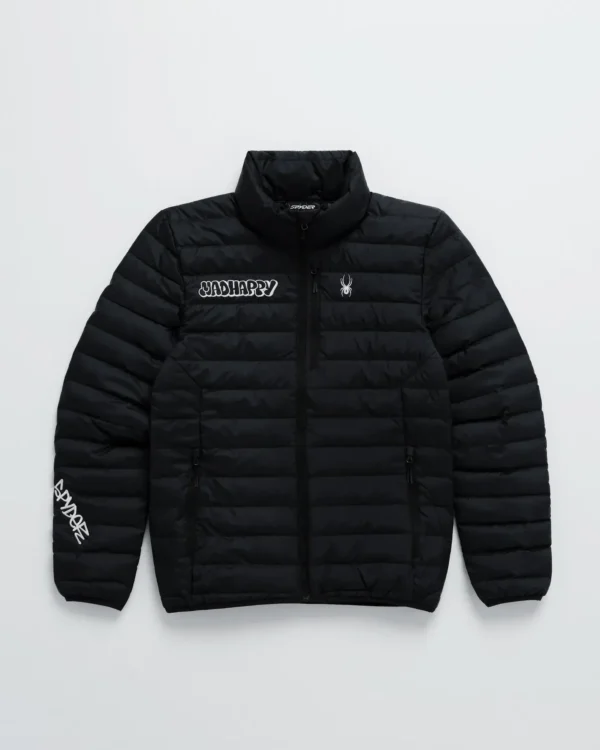 Black Madhappy Spyder New Entry Down Jacket - Madhappy Sale