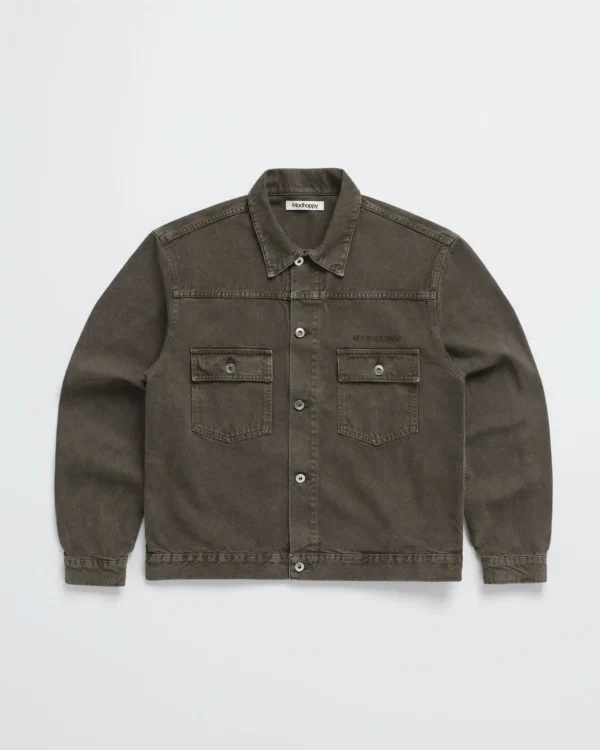 Cedar Madhappy Washed Twill Trucker Jacket - Madhappy Sale