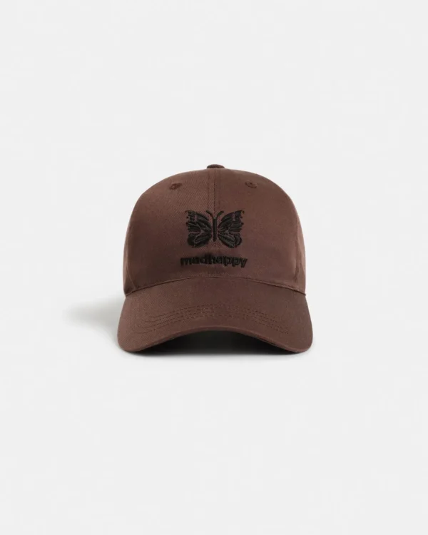 Dark Coffee Madhappy Needles 6 Panel Hat - Madhappy Store