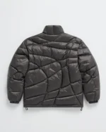 Graphite Madhappy Quilted Down Jacket Back - Madhappy Sale
