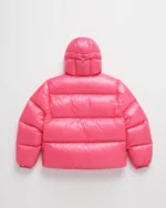 Shocking Pink Madhappy Cozy Down Puffer Jacket Back - Madhappy Sale