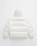 White Madhappy Cozy Down Puffer Jacket Back - Madhappy Sale