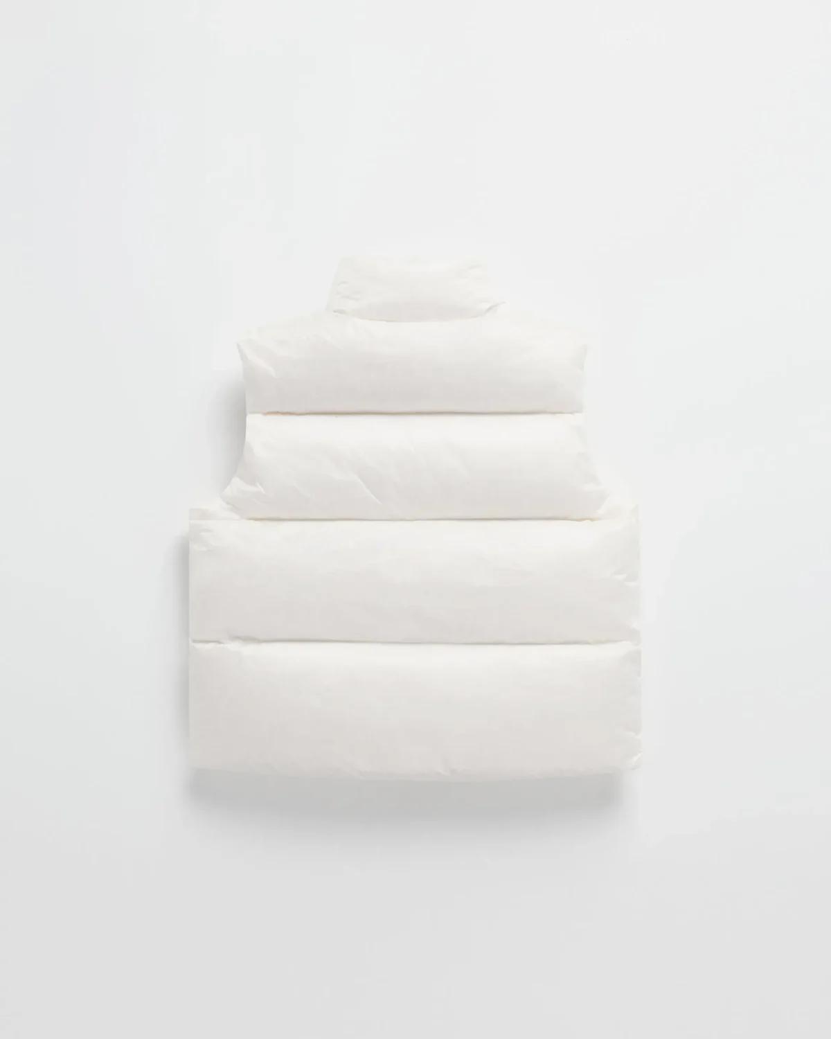 White Madhappy Cozy Down Puffer Vest Back - Madhappy Sale