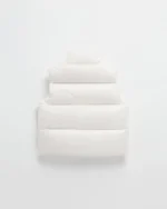 White Madhappy Cozy Down Puffer Vest Back - Madhappy Sale