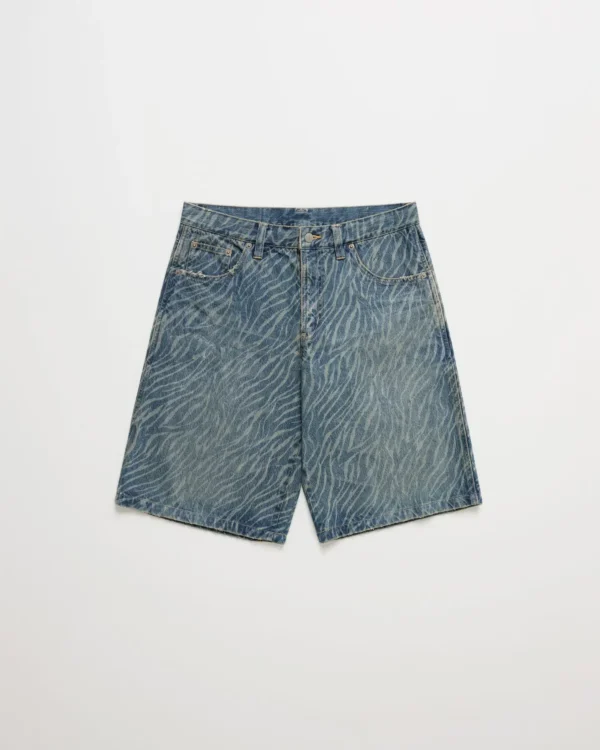 Zebra Madhappy Hysteric Glamour Zebra Print Denim Short